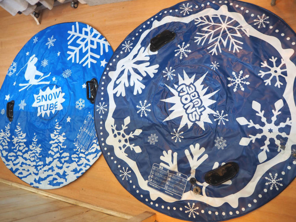 ◆Snow Tube 2セット 現状 スノーチューブ 雪遊び 滑り台◆