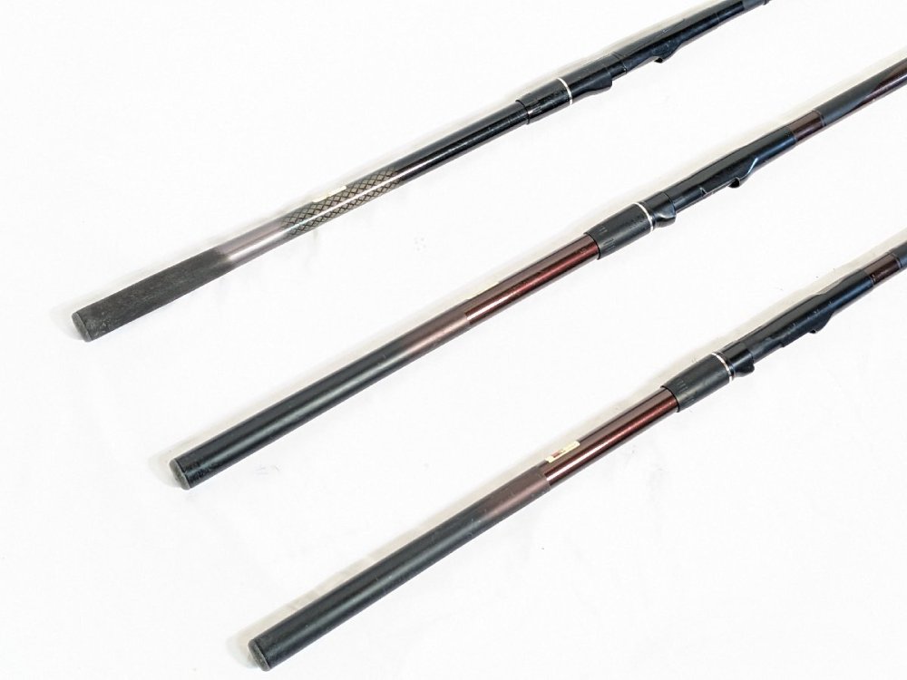 (管05871)Daiwa ダイワ 磯竿3本セット HX 大島 T 4-53E HZ 波濤 T 3-53E 磯竿 遠投竿 磯釣り 振出竿