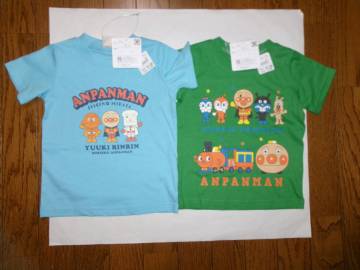 ☆新品　アンパンマン　半袖Ｔシャツ　９５　２枚　☆