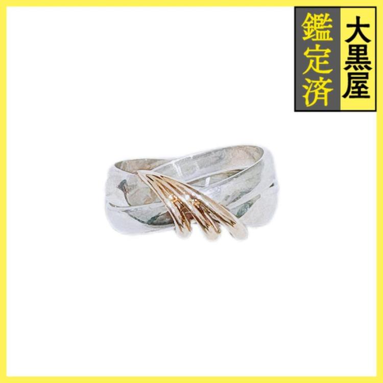 JEWELRY　ノンブランドジュエリー　リング　指輪　SV　K10　シルバー　約2.7g　#6.5　2120000344527