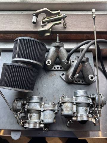 1000円スタート！実動車外し！空冷VW SOLEXソレックスキャブレタ一H32/34 PDSI/検021フォルクスワーゲンバスビートルカルマンギアタイプ123