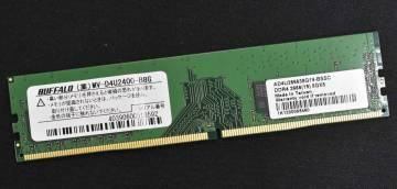1円スタート 8GB DDR4 PC4-2400 DDR4-19200 バッファロー MV-D4U2400-B8G non-ECC UDIMM デスクトップPC向け 動作確認済 (管:SA6987