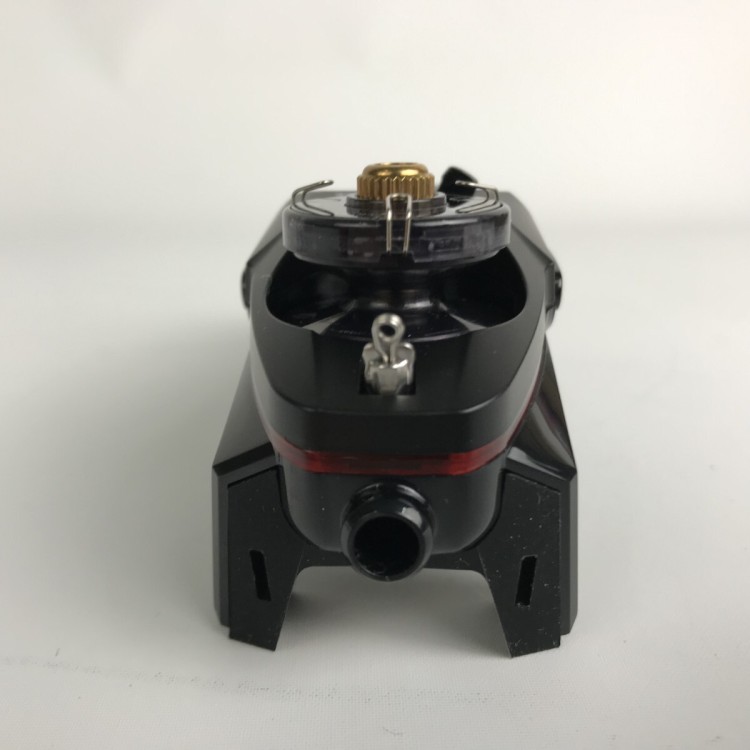 ■■ DAIWA ダイワ クリスティア ワカサギ Crystia ワカサギリール 尻手ロープ付 マットブラック 動作品 目立った傷や汚れなし
