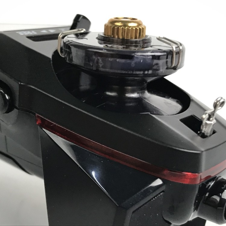 ■■ DAIWA ダイワ クリスティア ワカサギ Crystia ワカサギリール 尻手ロープ付 マットブラック 動作品 目立った傷や汚れなし