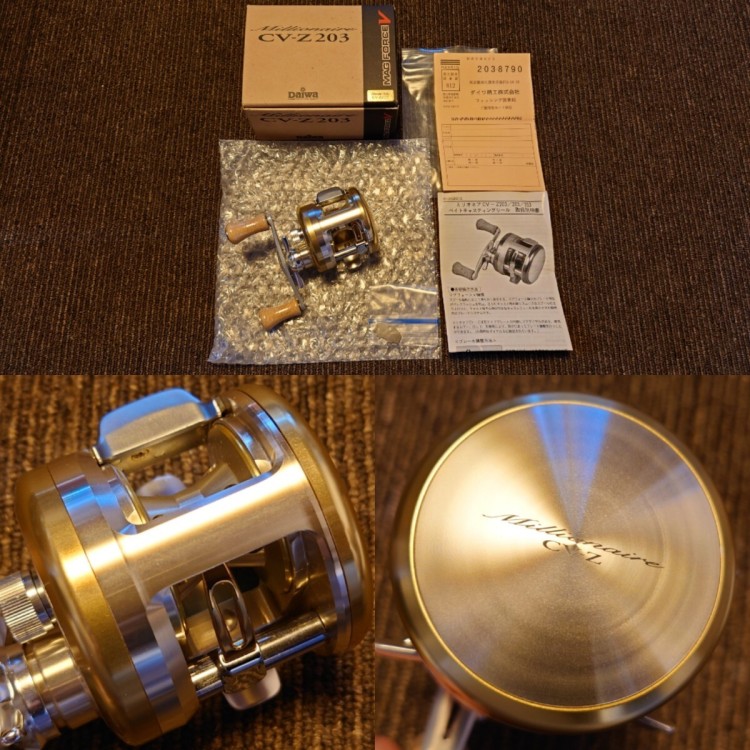 新品未使用 ダイワ 99 ミリオネア CV-Z 203 SLP RCS KTF アイズファクトリー クラブM AIR CT SV メガバス M-ito TD-ito TD-Z 凜牙 SSS SLC
