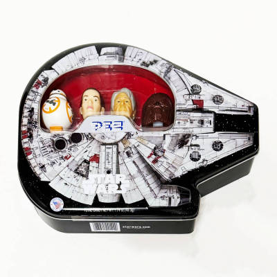 ■2017年 スターウォーズ ミレニアムファルコン PEZ/ペッツ コレクタブル ギフト缶セット新品未開封■