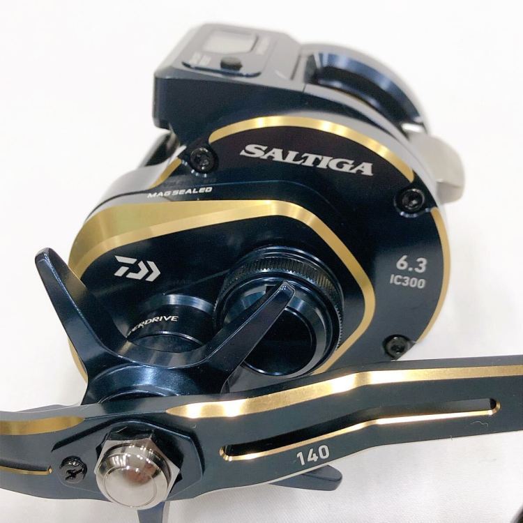 02003【1円スタート】未使用品 DAIWA ダイワ 21 SALTIGA ソルティガ IC 300L-DH ベイトリール