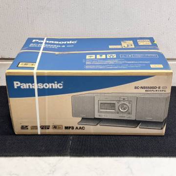 未開封 希少 Panasonic パナソニック D-dock SDステレオシステム SC-NS550SD-S シルバー CD/SD/ラジオ コンポ 管理：D上段
