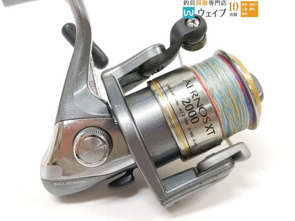 シマノ エアノス XT 2000・ダイワ ワールドスピン 2000・シマノ エアノス 2500 等 計7点 中古 スピニングリール