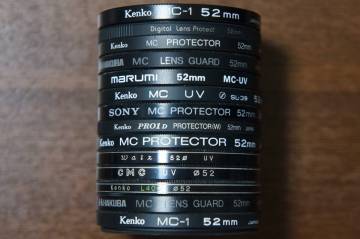 ◆説明必読◆★特価☆【180円/枚】[52mm] Kenko HAKUBA marumi SONY等 PROTECTOR UV系フィルター
