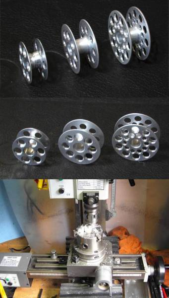 ☆わかさぎ電動リール用アルミスプール25ｍｍ☆ワカサギ