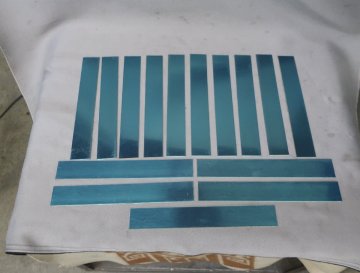 【K-3469】真鍮　残材　断材　端材　真鍮板　DIY　彫金部材　1.2㎜厚　35&times;240　七/三（1種）15枚