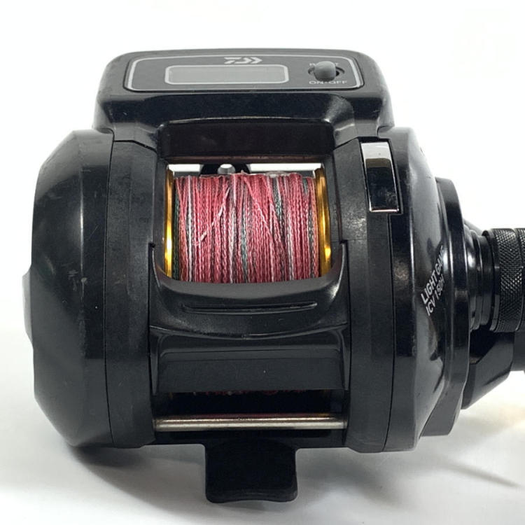 Daiwa ダイワ LIGHT GAME ICV150H 両軸リール ブラック系 釣具 フィッシング★現状品