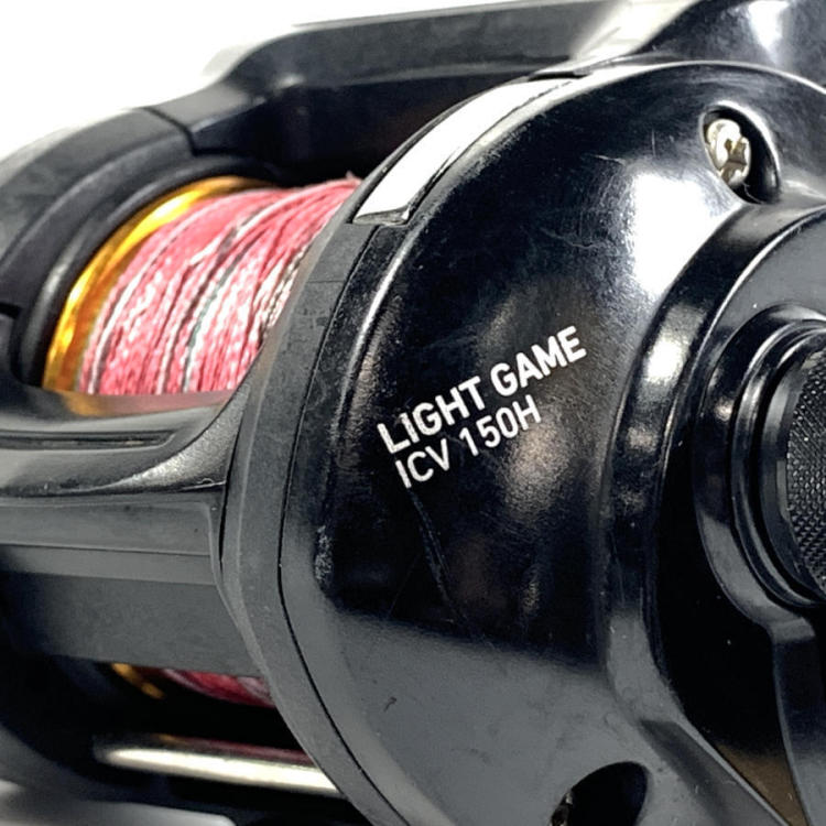 Daiwa ダイワ LIGHT GAME ICV150H 両軸リール ブラック系 釣具 フィッシング★現状品