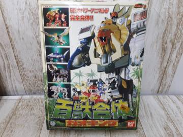 Hh107-098♪【80】百獣戦隊ガオレンジャー DX超合金 百獣合体 ガオキング