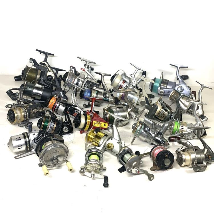 リール 大量 23点　ベイトリール　スピニングリール　SHIMANO シマノ　Daiwa ダイワ　RYOBI リョービ　等　釣り具　まとめ売り