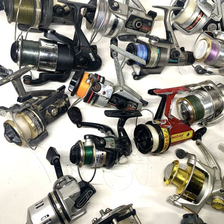 リール 大量 23点　ベイトリール　スピニングリール　SHIMANO シマノ　Daiwa ダイワ　RYOBI リョービ　等　釣り具　まとめ売り