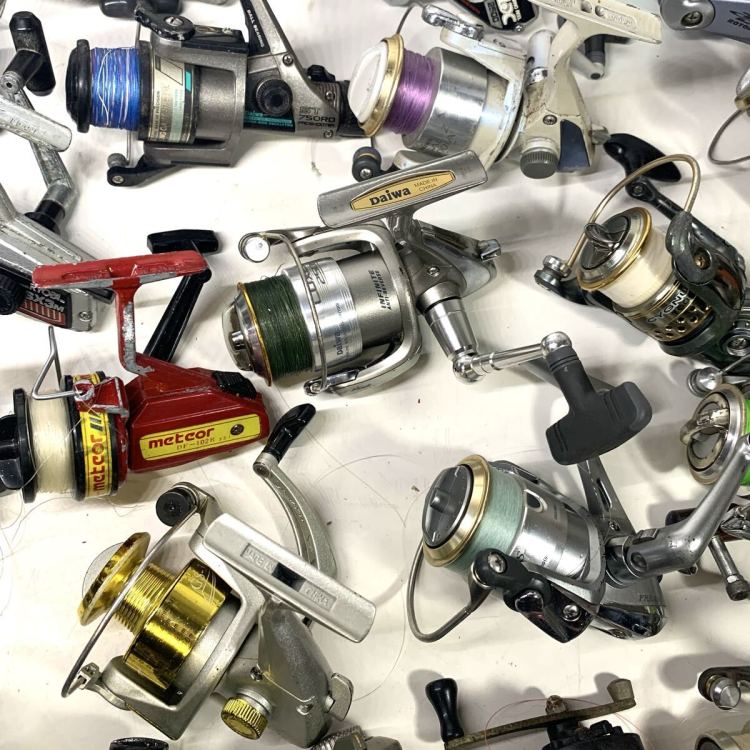 リール 大量 23点　ベイトリール　スピニングリール　SHIMANO シマノ　Daiwa ダイワ　RYOBI リョービ　等　釣り具　まとめ売り