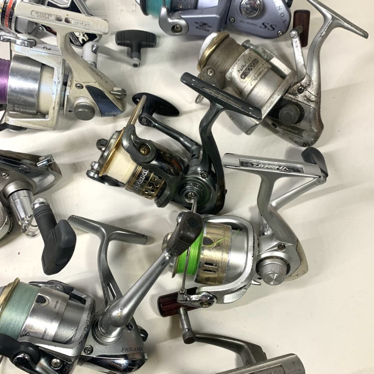 リール 大量 23点　ベイトリール　スピニングリール　SHIMANO シマノ　Daiwa ダイワ　RYOBI リョービ　等　釣り具　まとめ売り