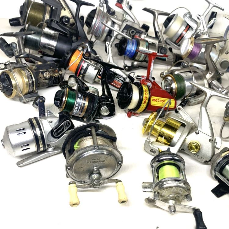 リール 大量 23点　ベイトリール　スピニングリール　SHIMANO シマノ　Daiwa ダイワ　RYOBI リョービ　等　釣り具　まとめ売り