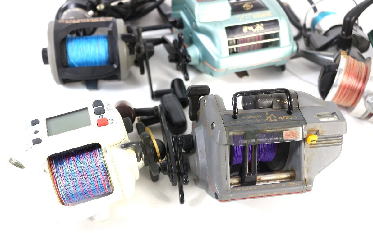 【ト足】 電動リール スピニングリール 他 まとめ Mitchell ミッチェル 324 シマノ SHIMANO ダイワ DAIWA リョービ 釣り具 CF061CHH27