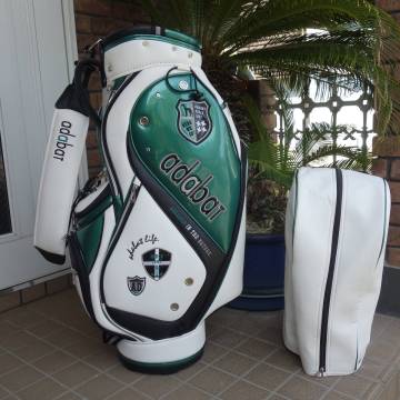 ★ アダバット adabat ABC401WG 5分割 キャディバック 9.0型 White / Green！ ★