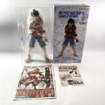 ☆ フルカラーフィギュア賞 モンキー・D・ルフィ MASTERLISE MAXIMUM ワンピース ベースショップ 366DAYS フィギュア ONE PIECE 現状品
