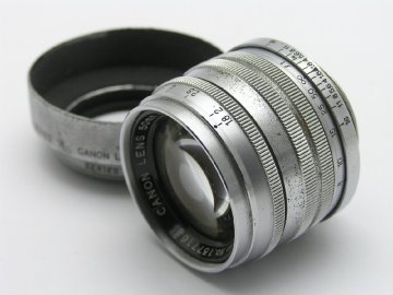 ★1円★ハローカメラ★1318　キャノン CANON LENS 50mm f:1.8 No. 137716 L39マウント 【難有：動作品】、現状、　即決有り
