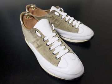 エルメス 42 HERMES コンビレザースニーカー クイック 1667