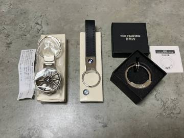BMW ノベルティ キーホルダー・キーリング 3点セット