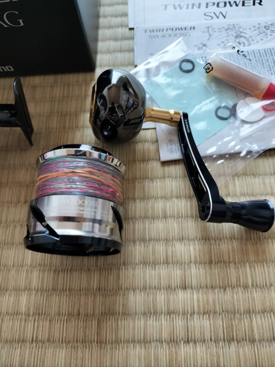 再出品 美品 21 ツインパワーSW 6000XG 替スプール ゴメクサス カスタム 5000XG SW5000 SW6000 パワーハンドル