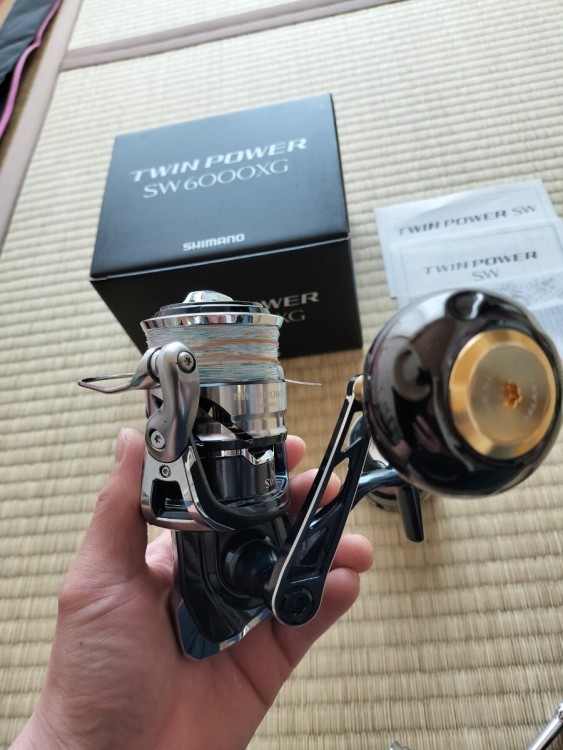 再出品 美品 21 ツインパワーSW 6000XG 替スプール ゴメクサス カスタム 5000XG SW5000 SW6000 パワーハンドル