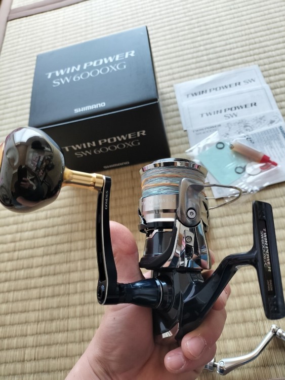 再出品 美品 21 ツインパワーSW 6000XG 替スプール ゴメクサス カスタム 5000XG SW5000 SW6000 パワーハンドル