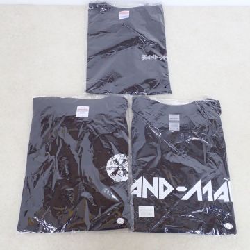 未開封 BAND-MAID Tシャツ バンドロゴ ブラック Lサイズ まとめて3点セット バンドメイド 小鳩ミク SAIKI KANAMI AKANE MISA【IO