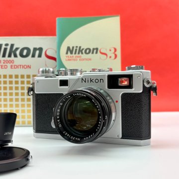 T21 美品 防湿庫保管品 Nikon S3 YEAR 2000 LIMITED EDITION 2000年限定モデル レンジファインダー 元箱 動作品 1円スタート ニコン