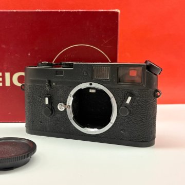 T19 Leica M4 ブラッククローム フィルムカメラ レンジファインダー 元箱 動作品 1円スタート ライカ