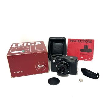 ★km-464 新品未使用 Leica ライカ CL Leitz WETZLAR SUMMICRON-C F2 40mm レンズセット フィルムカメラ 2678859 箱付き T690-15