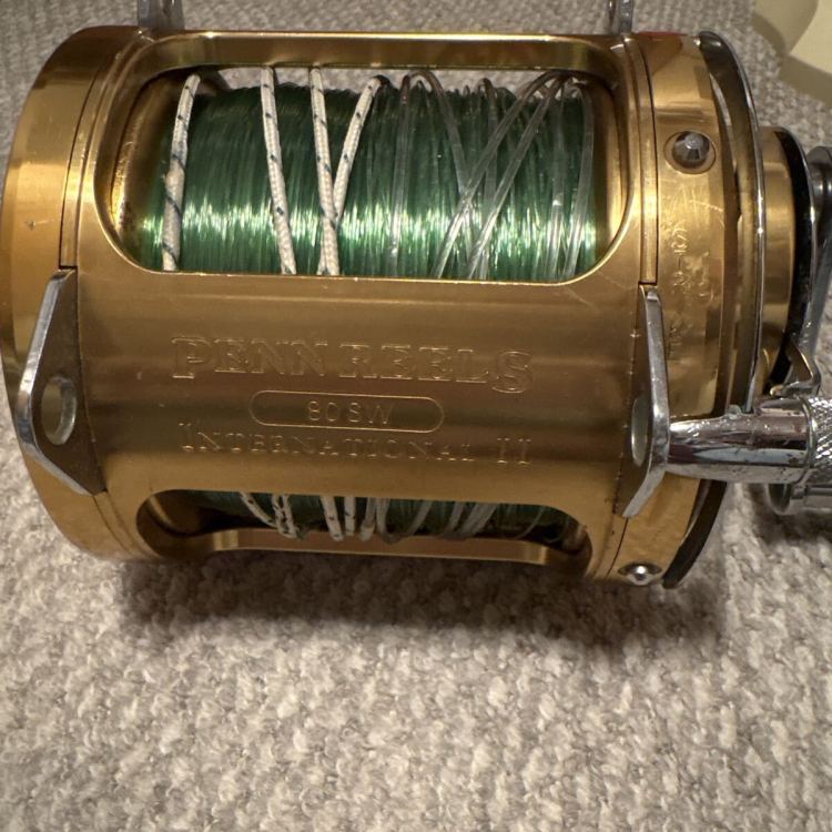 【1円スタート】PENN REELS INTERNATIONAL 80SW トローリングリール