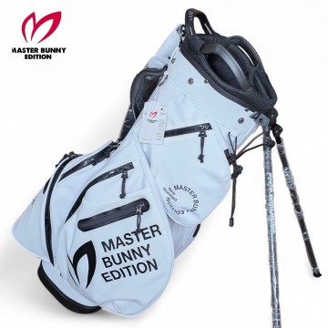 ★新品正規品最新PEARLYGATES/マスターバニーエディション 杢調Peスタンド式キャディバッグ (47インチ対応) (UNISEX)