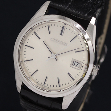 1円 シチズン ザシチズン A660-T003133 C134 QZ シルバー文字盤 デイト メンズ腕時計 0091300 4ERT TAM