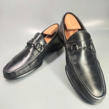 GUCCI グッチ ホース ビットローファー 革靴 黒 ４1/2 E
