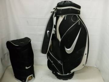 NIKE ナイキ JV CART 9.0型 ベーシック スポーツカート★中古★(BKxSILVERxBE)ゴルフ キャディバック