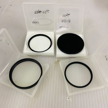 4RT19必見! カメラ用レンズフィルター 4個セット KANI カニ 77mm Kenko ケンコー 67mm レンズ アクセサリー 中古　現状品