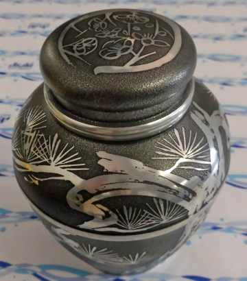 純錫茶心壺　歳寒三友（松竹梅）特上　共箱　煎茶道具・茶道具 