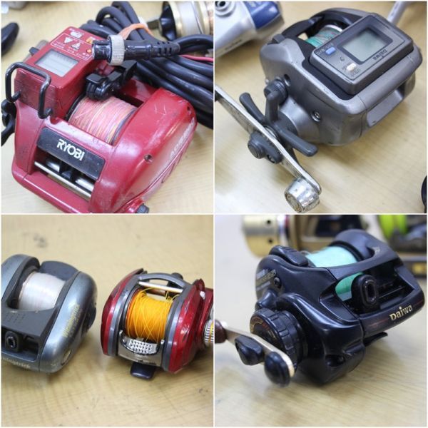 Daiwa/SHIMANO/RYOBI/CORONET/他 リール 32個まとめ ダイワ/シマノ/リョービ/オリムピック/他 ジャンク 管89233