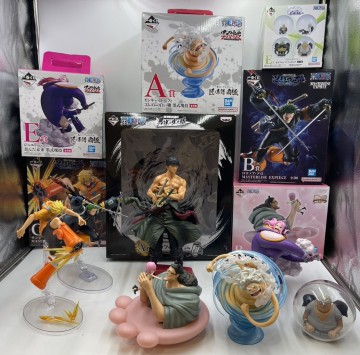 o1275k【1円スタート】ワンピース一番くじ まとめ売り ルフィ ゾロ サンジ ジュエリーボニー 現状品 1体破損個所あり 