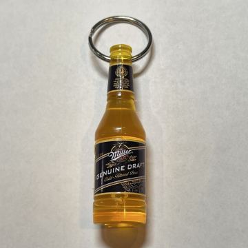 ミラー ボトルオープナー ボトル キーリング K8 Miller キーホルダー 栓抜き アメリカ雑貨 usdm カリフォルニア ビール ミニチュア