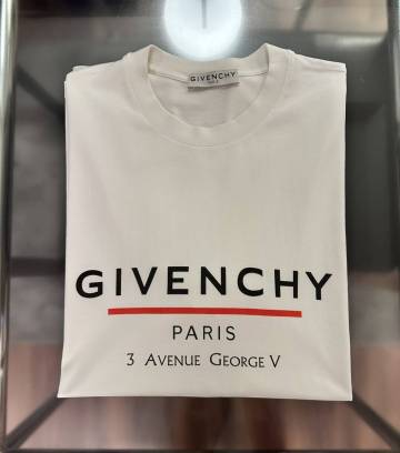 GIVENCHY　ロゴプリント オーバーサイズ 半袖Ｔシャツ ホワイト XS コットン イタリア製 正規品 メンズ　BM70U23002 100　ジバンシィ