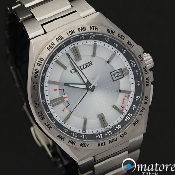 1円～◎美品◎CITIZEN シチズン アテッサ ACT Line(アクトライン) メンズ 電波ソーラー CB0210-54A H145◎