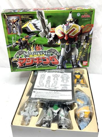 1円〜 未使用品 魔神合体 DXマジキング 魔法戦隊マジレンジャー BANDAI バンダイ 合体ロボ 東映 特撮ヒーロー 当時物 希少 玩具 戦隊モノ